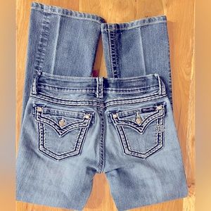 Miss Me jeans; size 27; inseam 28”
